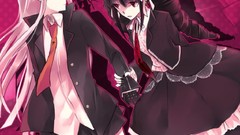 Anime anime girls purple hair danganronpa