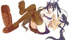 Anime anime girls purple hair Noire