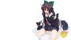 Anime anime girls reiuji utsuho touhou video games