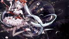 Anime anime girls ribbon vocaloid hatsune miku