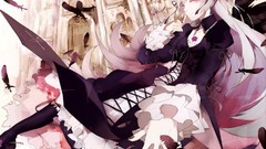 Anime anime girls rozen maiden purple hair purple eyes