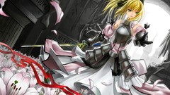Anime anime girls saber lily fate series Fate Unlimited Codes