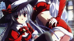 Anime anime girls Santa outfit