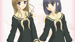 Anime anime girls school uniforms