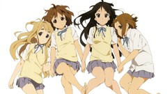 Anime anime girls school uniforms akiyama mio k - on hirasawa 