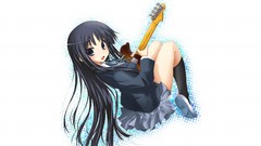 Anime anime girls school uniforms akiyama mio k - on Simple 