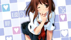 Anime anime girls school uniforms artwork Kantoku (artist)