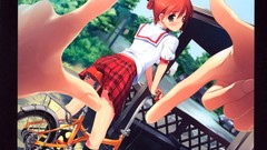 Anime anime girls school uniforms artwork Kantoku (artist)
