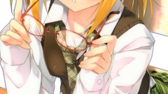 Anime anime girls school uniforms artwork original characters 