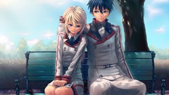 Anime anime girls school uniforms infinite stratos anime boys 