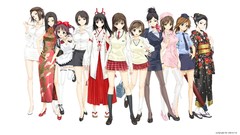 Anime anime girls school uniforms Japanese clothes Chinese 