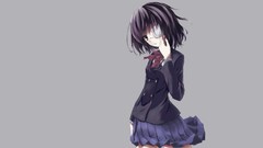 Anime anime girls school uniforms misaki mei minimalistic 