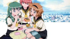 Anime anime girls school uniforms onegai twins onodera karen 