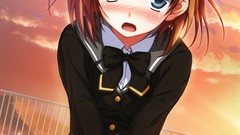 Anime anime girls school uniforms seifuku tomose shunsaku