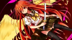 Anime anime girls school uniforms shakugan no shana shana