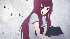 Anime anime girls school uniforms Shinsekai Yori Akizuki Maria