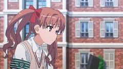 Anime anime girls school uniforms shirai kuroko toaru kagaku no 