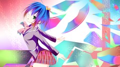 Anime anime girls school uniforms short hair takanashi rikka 