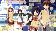 Anime anime girls school uniforms takanashi rikka chuunibyou 
