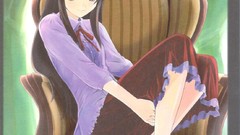 Anime anime girls school uniforms tsukihime tohno akiha