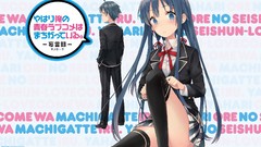 Anime anime girls school uniforms yahari ore no seishun love 