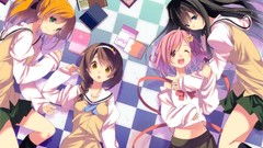 Anime anime girls school uniforms your diary