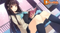 Anime anime girls schoolgirl Books legs