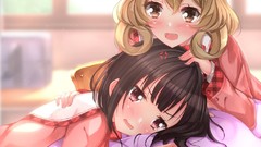 Anime anime girls seifuku Tsukuyomi Sasami Yagami Kagami