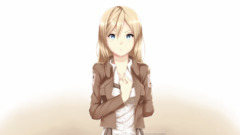 Anime anime girls shingeki no kyojin Renz Christa Historia Reiss