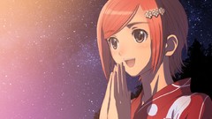 Anime anime girls shining wind miko