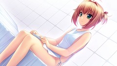 Anime anime girls short hair ecchi alternative aprons