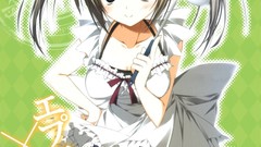 Anime anime girls short hair panties thigh highs