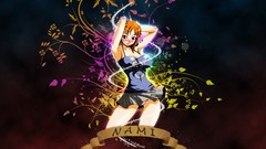 Anime anime girls short hair redheads One Piece (anime) Nami 