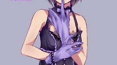 Anime anime girls short hair wink idolmaster kikuchi makoto 