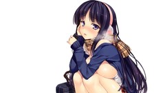 Anime anime girls Simple Background