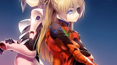 Anime anime girls skies asuka langley soryu neon genesis 