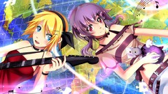 Anime anime girls sora vocaloid kagamine rin
