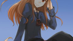 Anime anime girls spice and wolf animal ears Holo The Wise Wolf