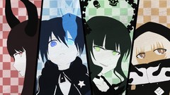 Anime anime girls strength black rock shooter Dead Master Black 