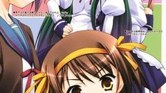 Anime anime girls suzumiya haruhi artwork Kantoku (artist)