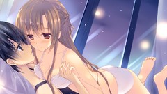 Anime anime girls sword art online Kirito