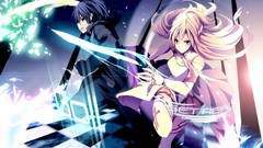 Anime anime girls sword art online upscaled badquality