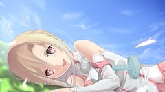 Anime anime girls sword art online yuuki asuna