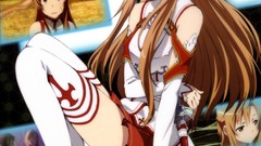 Anime anime girls sword art online yuuki asuna