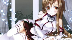 Anime anime girls sword art online yuuki asuna