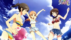 Anime anime girls tari tari Miyamoto Konatsu Okita Sawa Sakai 