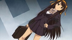 Anime anime girls the melancholy of haruhi suzumiya Women