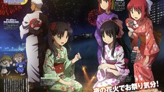 Anime anime girls tohno akiha tohsaka rin type-moon Archers 