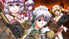 Anime anime girls touhou