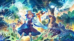 Anime anime girls touhou